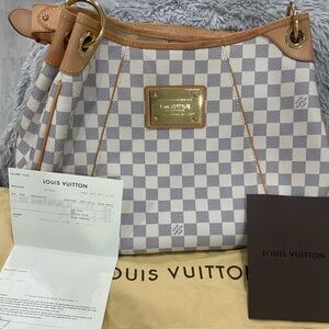 Louis Vuitton Galleria PM Shoulder Bag in Damier Azur